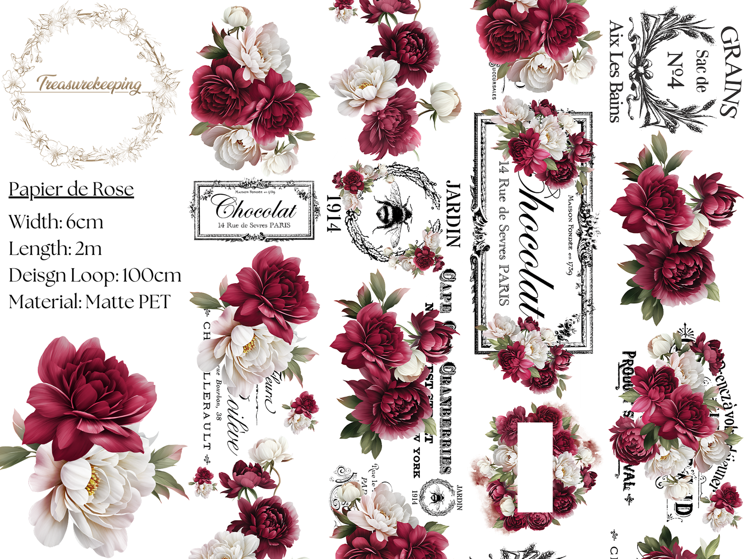Papier de Rose - Pet Tape — Treasure keeping